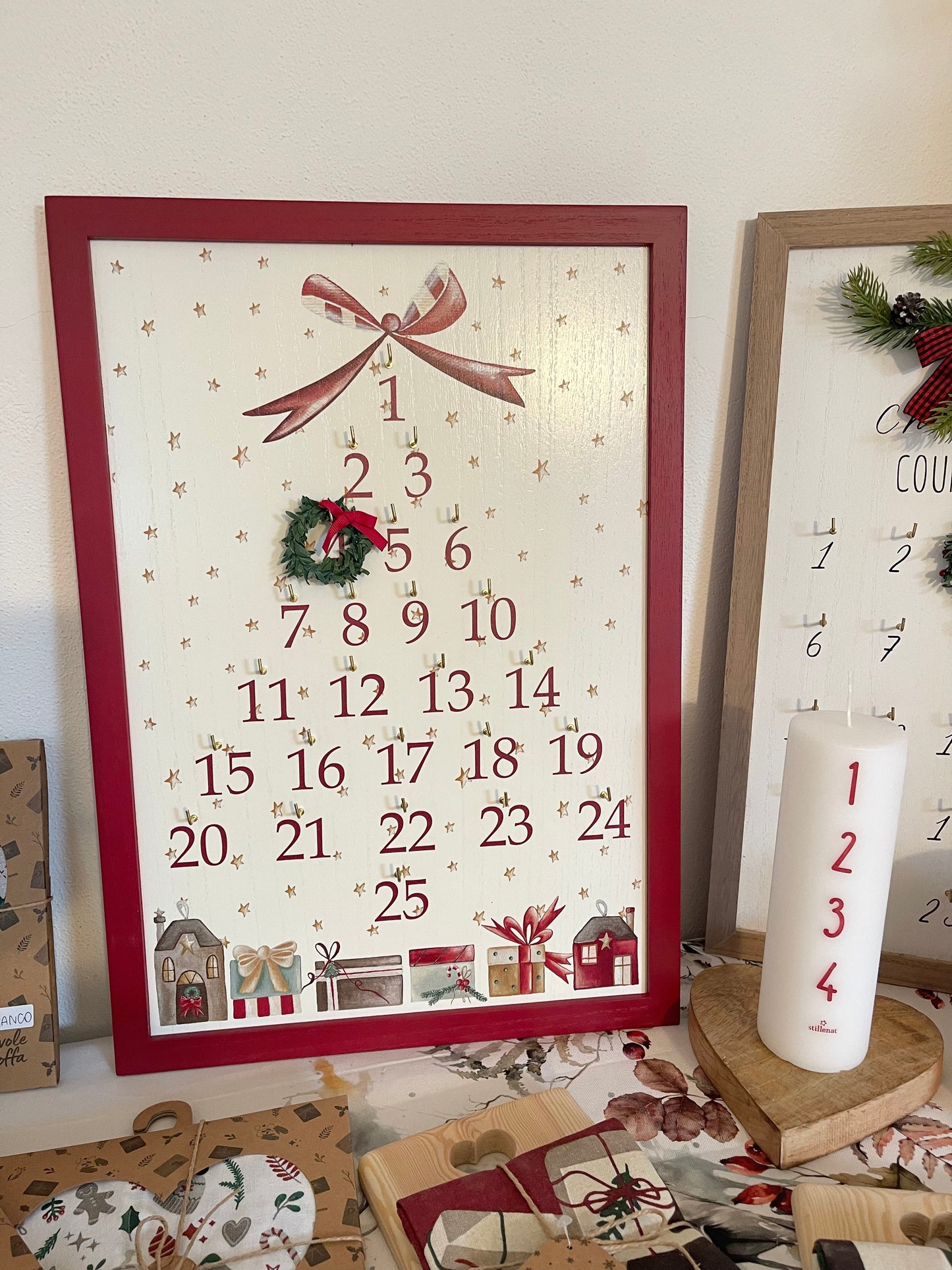 Calendario AVVENTO CAROL rosso