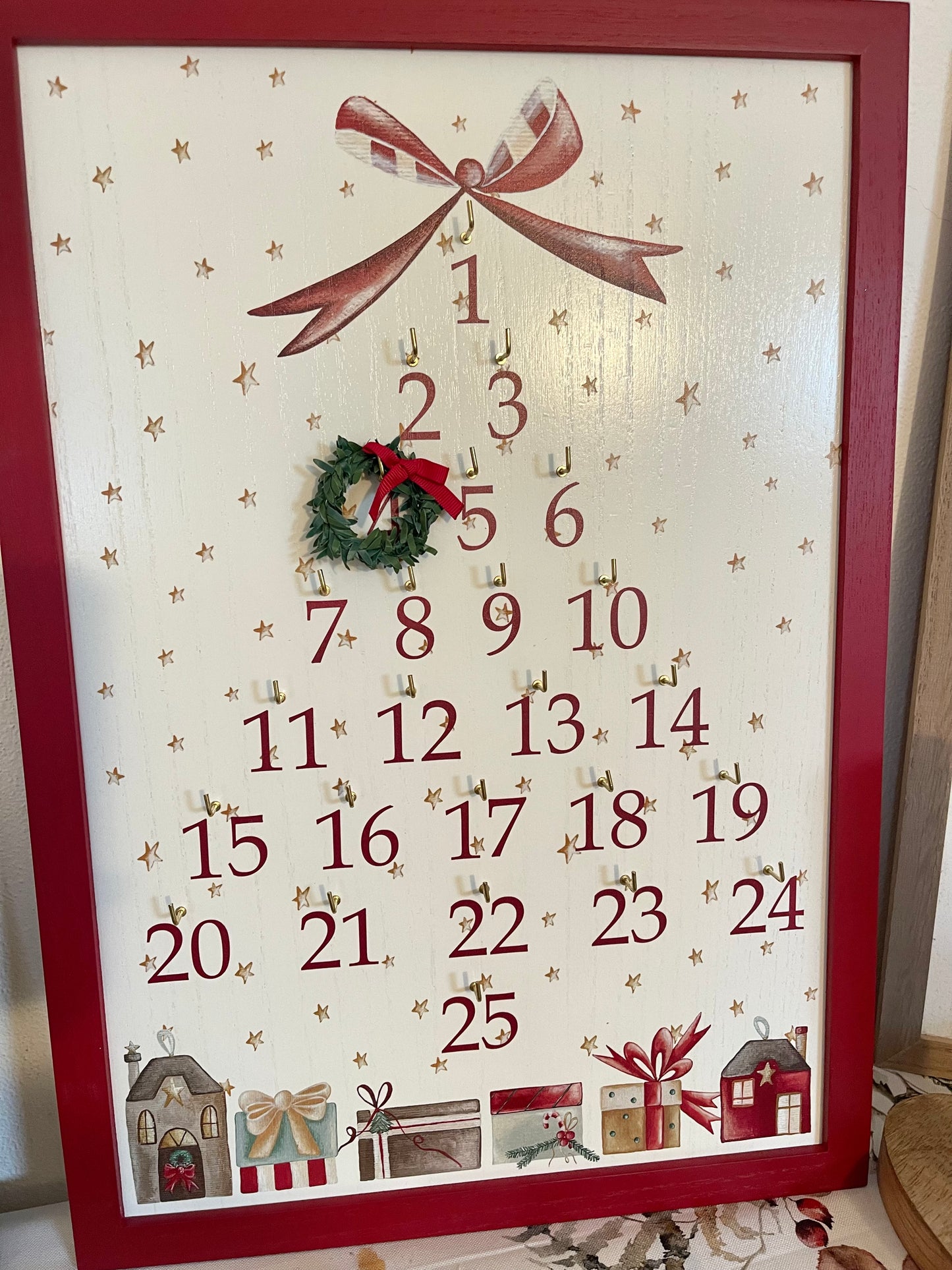 Calendario AVVENTO CAROL rosso