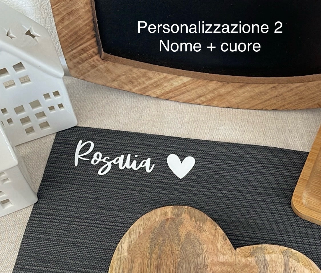 Tovagliette americane Personalizzabili TEDDY - in PELLE