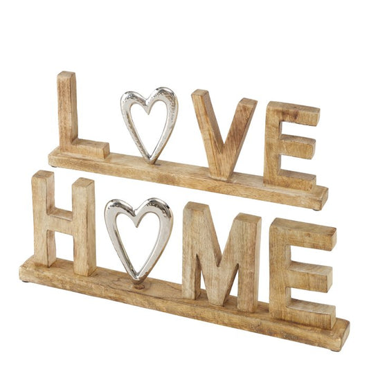 Maxi Scritta Decorativa HOME - LOVE