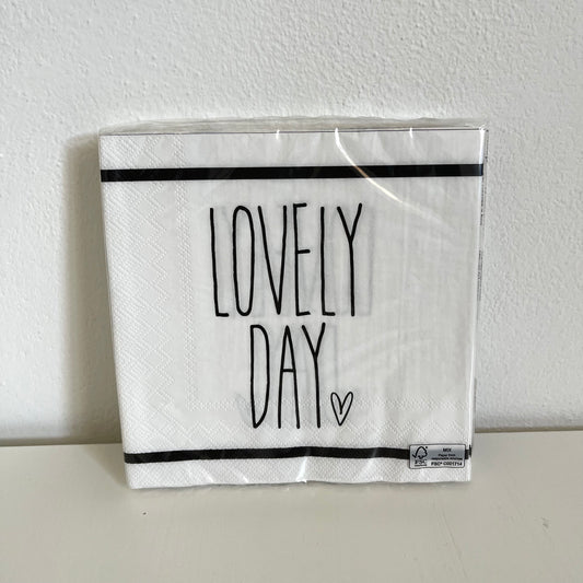 Tovaglioli di carta LOVELY DAY