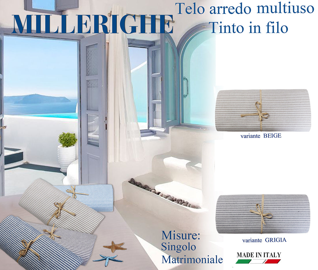 Telo arredo / Copriletto MILLE RIGHE