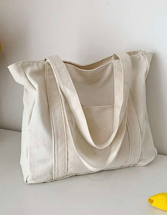 SHOPPER FARA bianco latte - personalizzabile