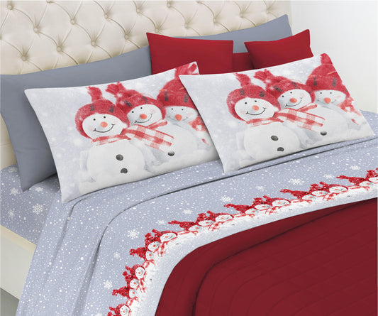 Completo letto PUPAZZO DI NEVE