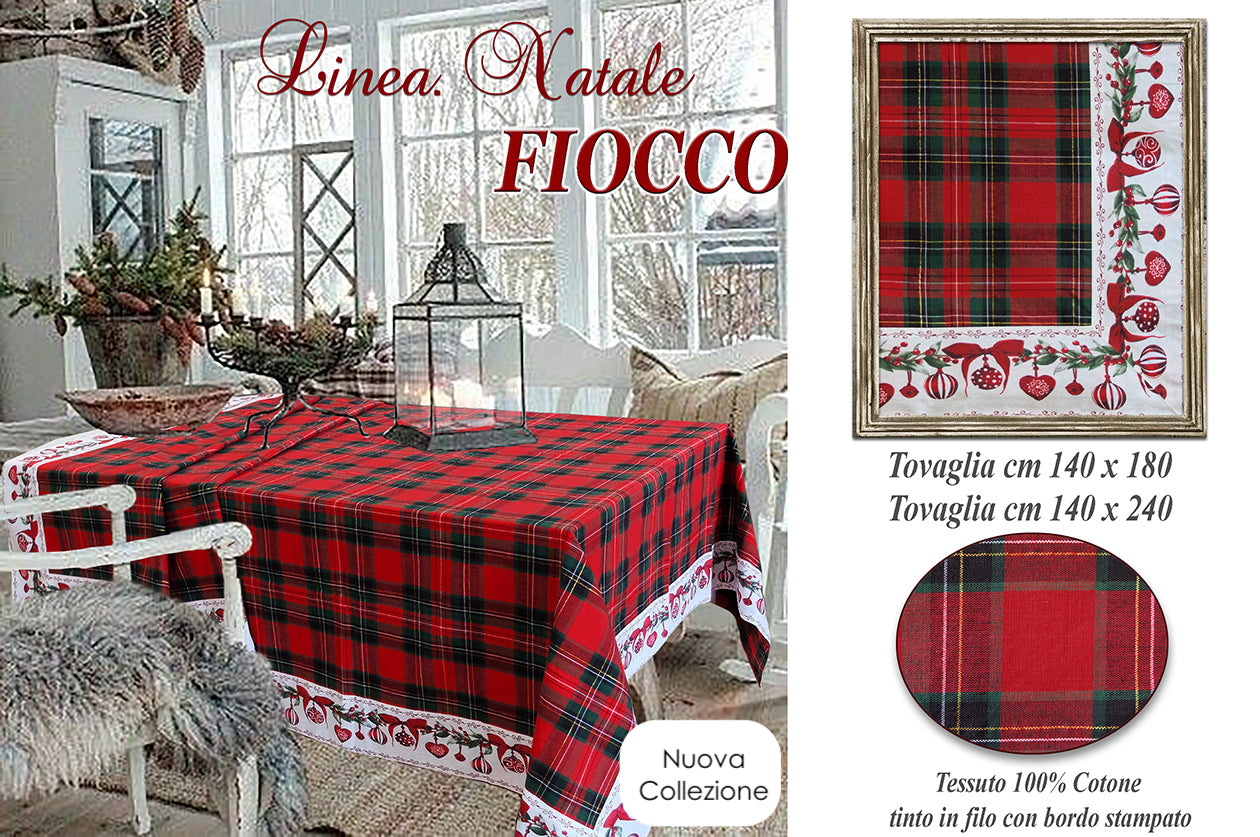 Tovaglia FIOCCO tartan lurex