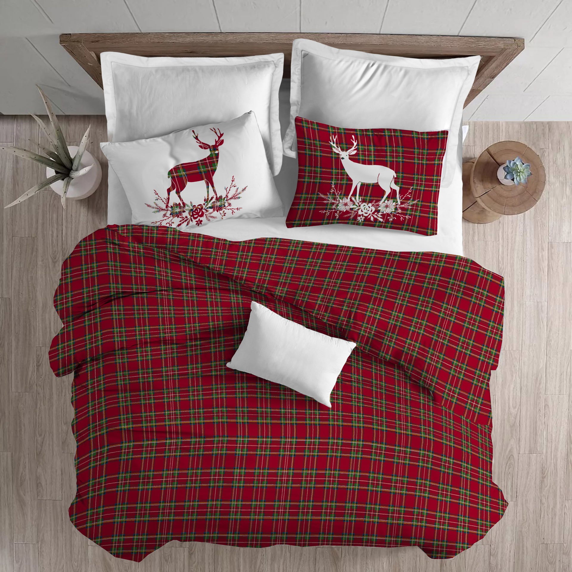 Parure Copripiumino TARTAN CERVO – Elle Home