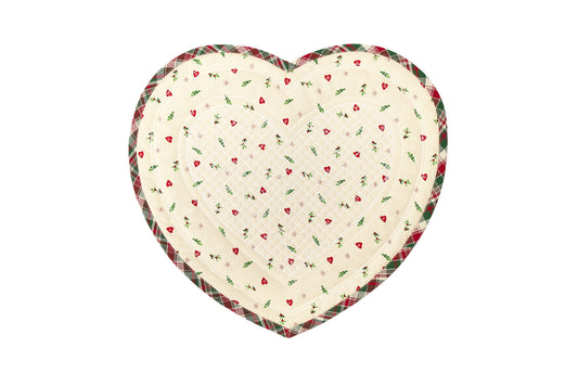 Tovaglietta americana boutis XMAS TIME - a forma di cuore e double face